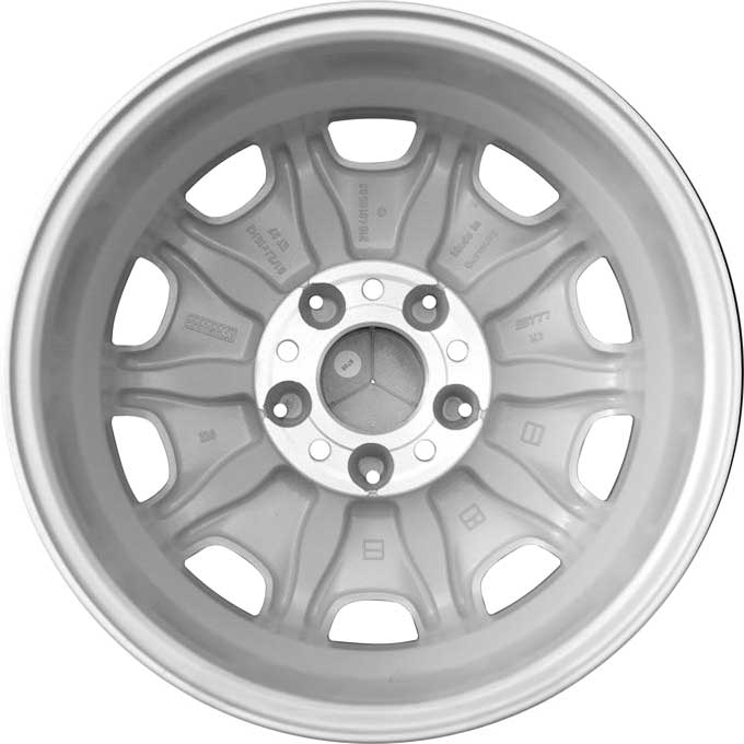 Mercedes 10 Hole [210-15] Standard Silver Alloy Wheel Product Image #2