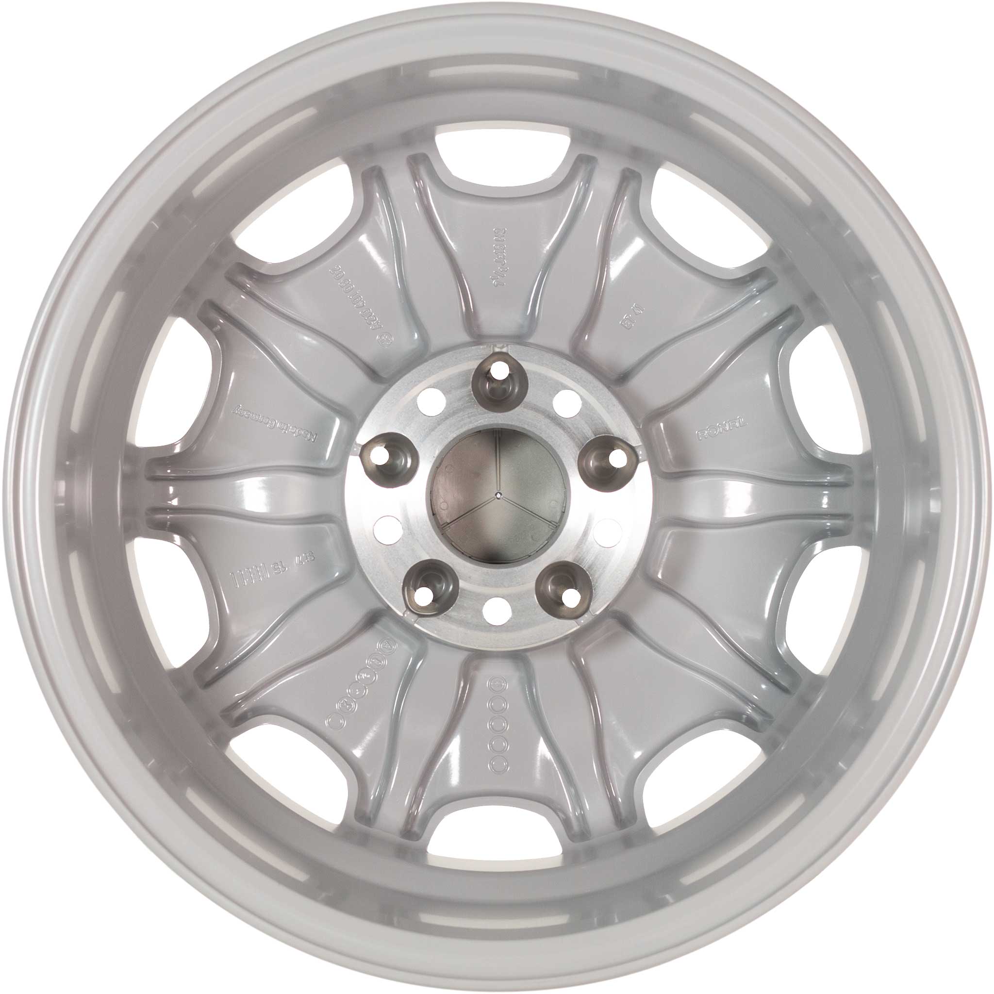 Mercedes 10 Hole [210-16] Standard Silver Alloy Wheel Product Image #3