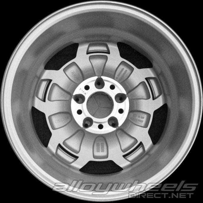 Mercedes 112 [210-16] Standard Silver Alloy Wheel Product Image #2
