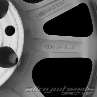 Mercedes 10 Spoke [202-15] Standard Silver Alloy Wheel Product Image #4
