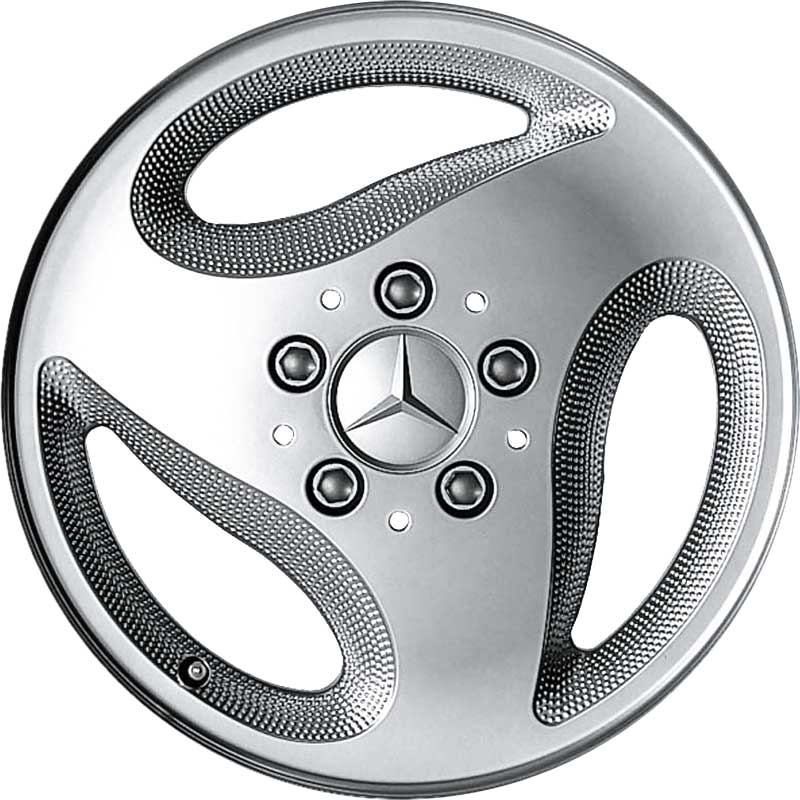 Mercedes 3 Hole [202-15] Standard Silver Alloy Wheel Product Image #1