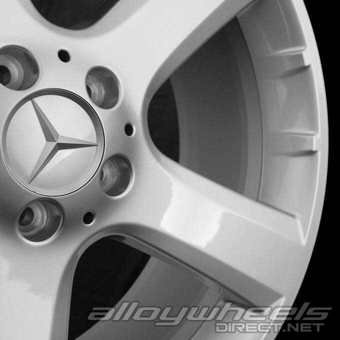 Mercedes 5 Spoke [164-20] Titanium Silver Alloy Wheel Product Image #3