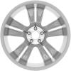 Mercedes 5 Twin Spoke [164-20] Titanium Silver Wheel Img 3