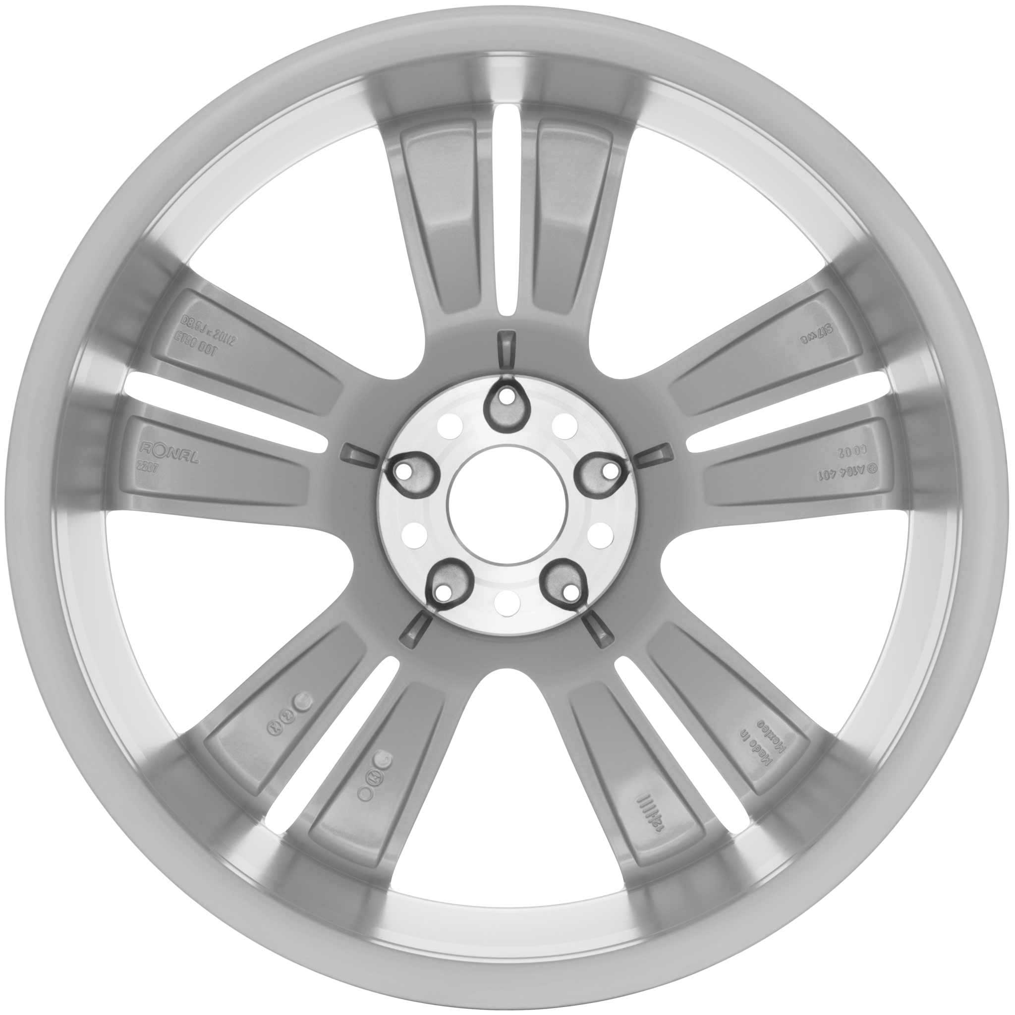 Mercedes 5 Twin Spoke [164-20] Titanium Silver Alloy Wheel Product Image #3