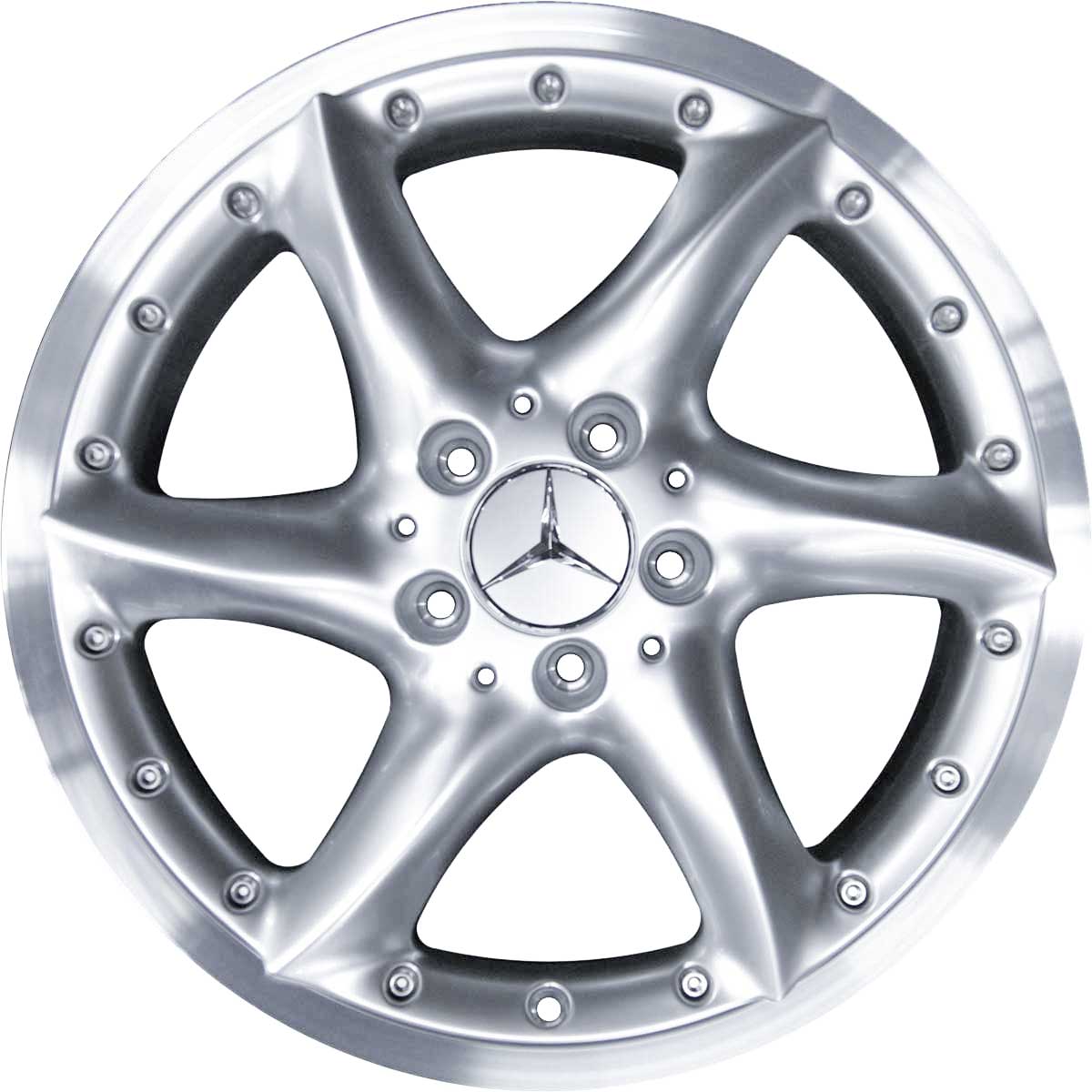 Mercedes Elarneb [209-17] Titanium Silver Alloy Wheel Product Image #1