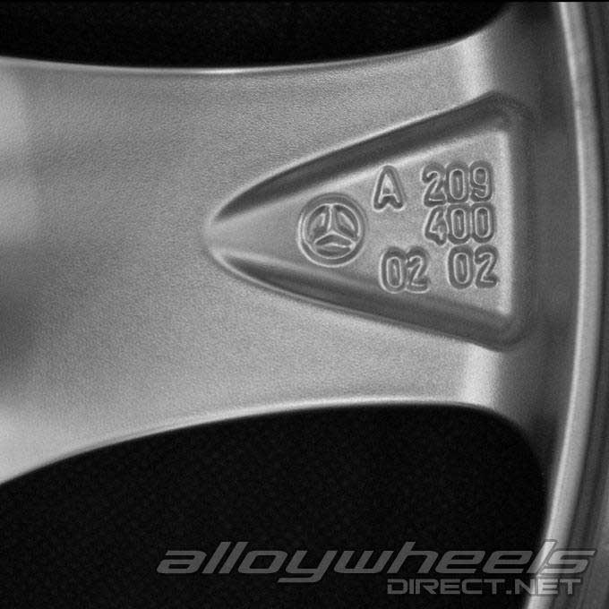 Mercedes Elarneb [209-17] Titanium Silver Alloy Wheel Product Image #4