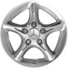 Mercedes 5 Spoke [202-15] Standard Silver Wheel Img 1