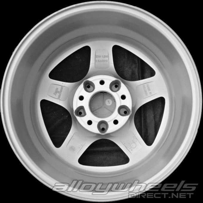 Mercedes 5 Spoke [210-16] Standard Silver Alloy Wheel Product Image #2