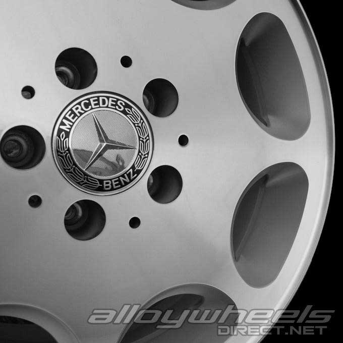 Mercedes Alamak [129-16] Standard Silver with High Sheen Alloy Wheel Product Image #3
