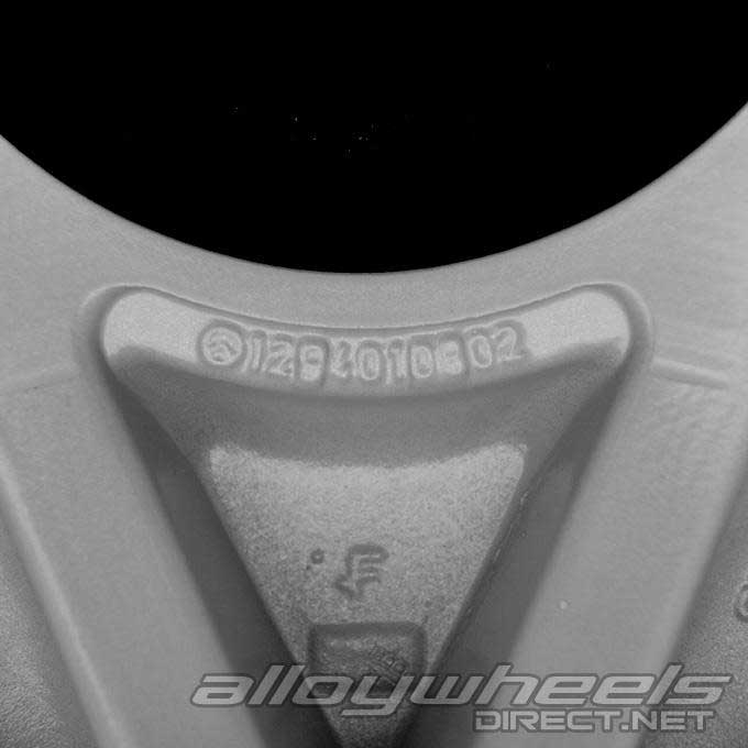 Mercedes Alamak [129-16] Standard Silver with High Sheen Alloy Wheel Product Image #4