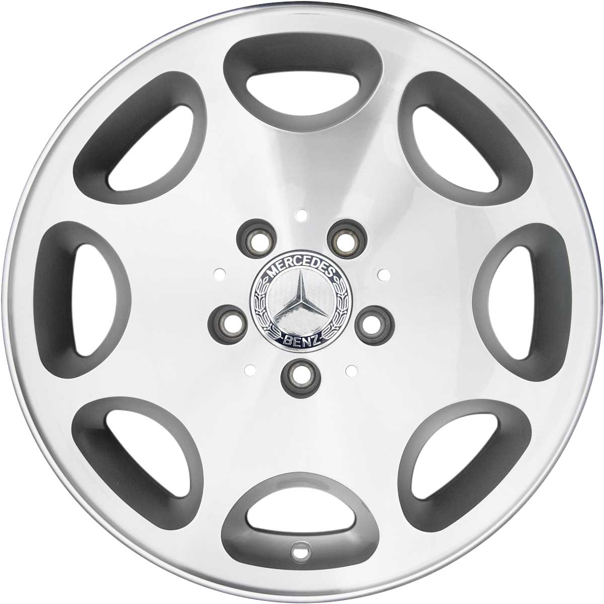Mercedes Alamak [129-16] Standard Silver with High Sheen Alloy Wheel Product Image #1
