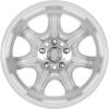 Mercedes Pictor [170-16] Standard Silver with High Sheen Rim Edge Wheel Img 3