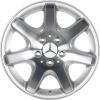 Mercedes Pictor [170-16] Standard Silver with High Sheen Rim Edge Wheel Img 1