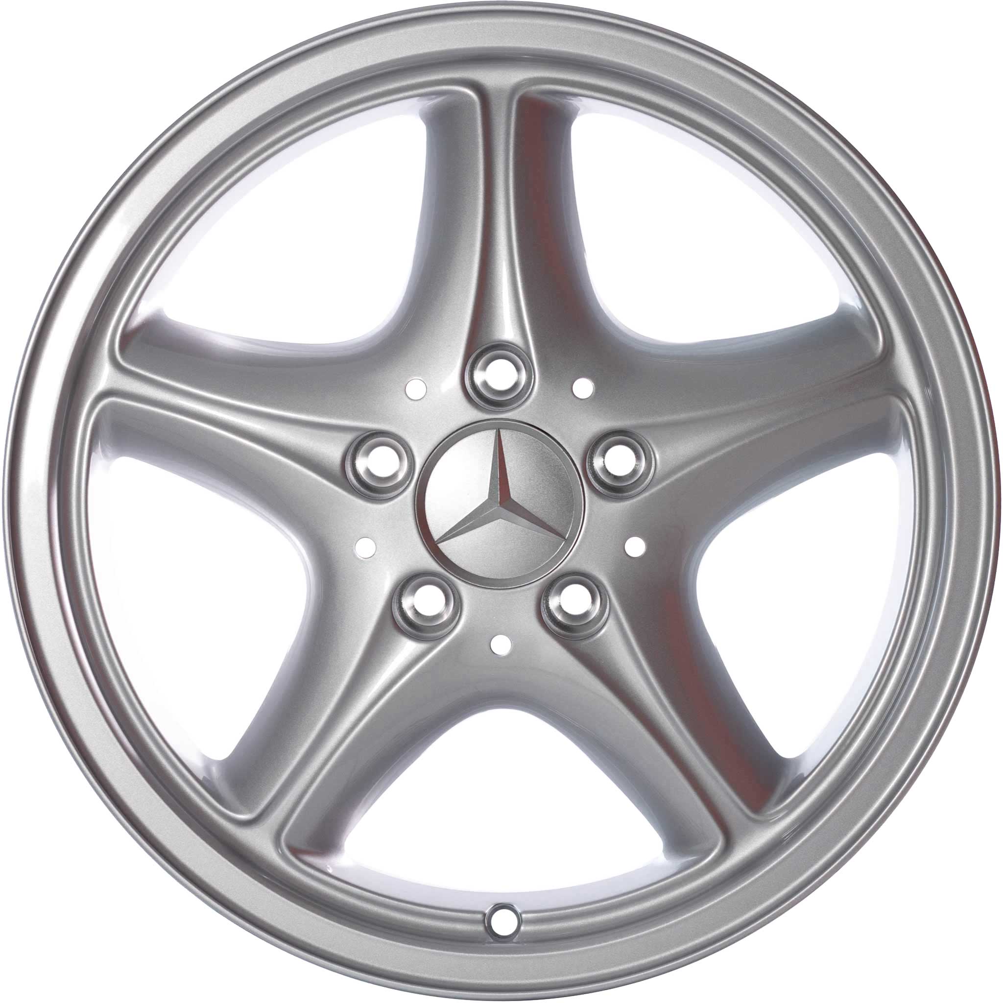 Mercedes Nushaba [202-16] Standard Silver Alloy Wheel Product Image #1