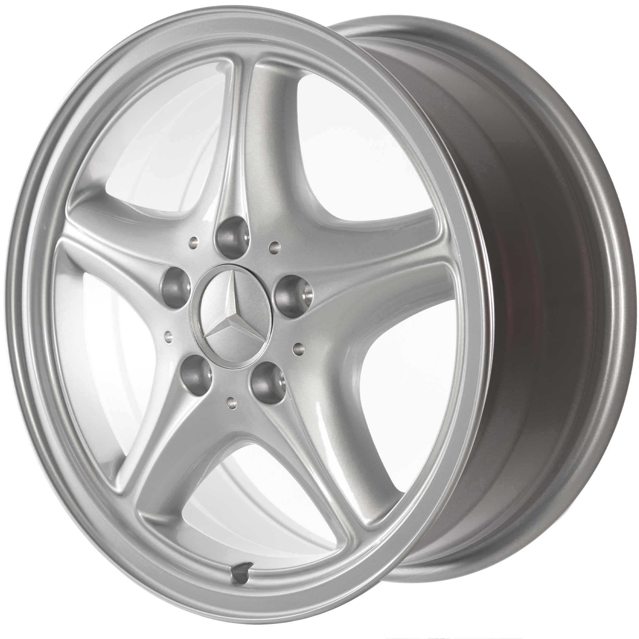 Mercedes Nushaba [170-16] Standard Silver Alloy Wheel Product Image #2