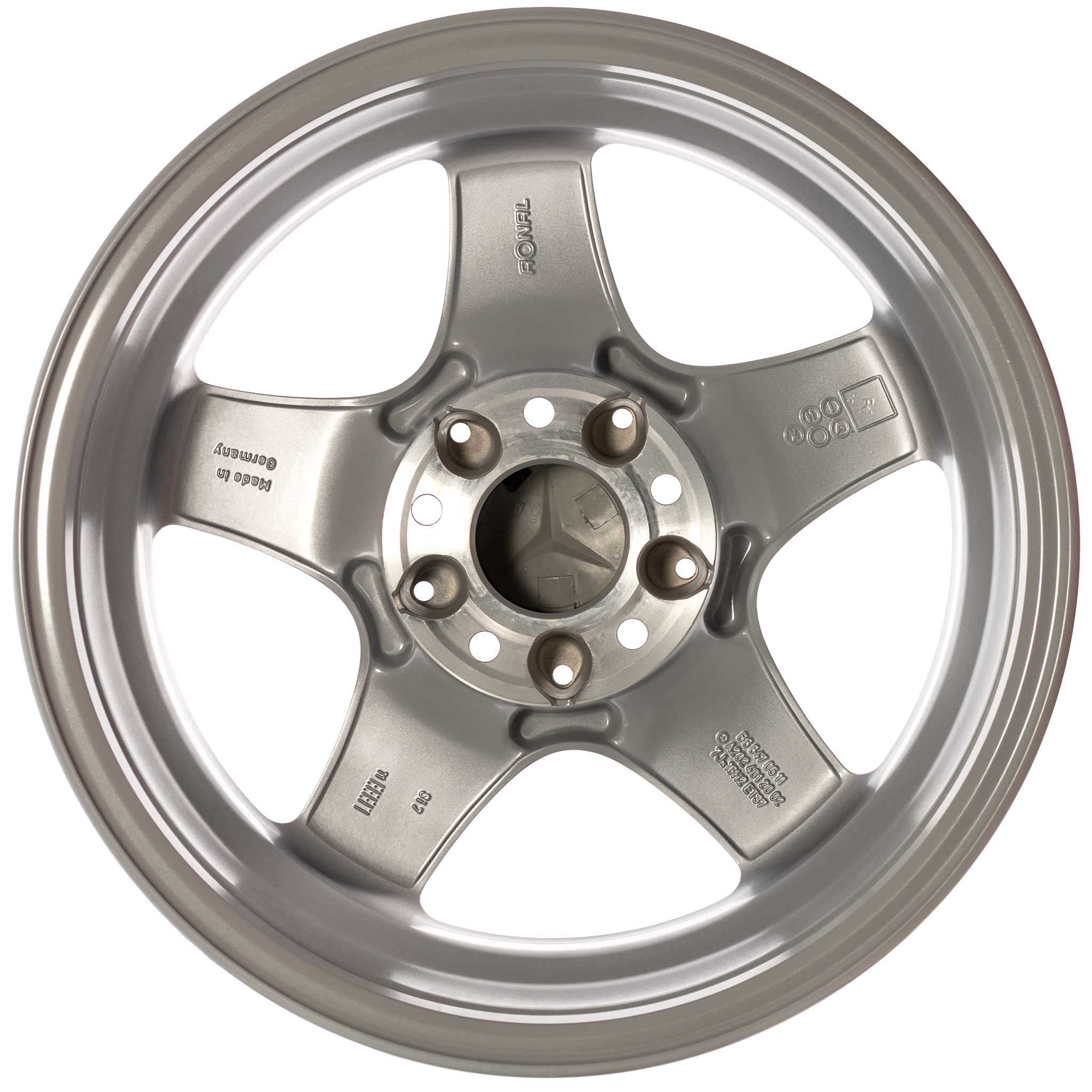 Mercedes Nushaba [170-16] Standard Silver Alloy Wheel Product Image #3