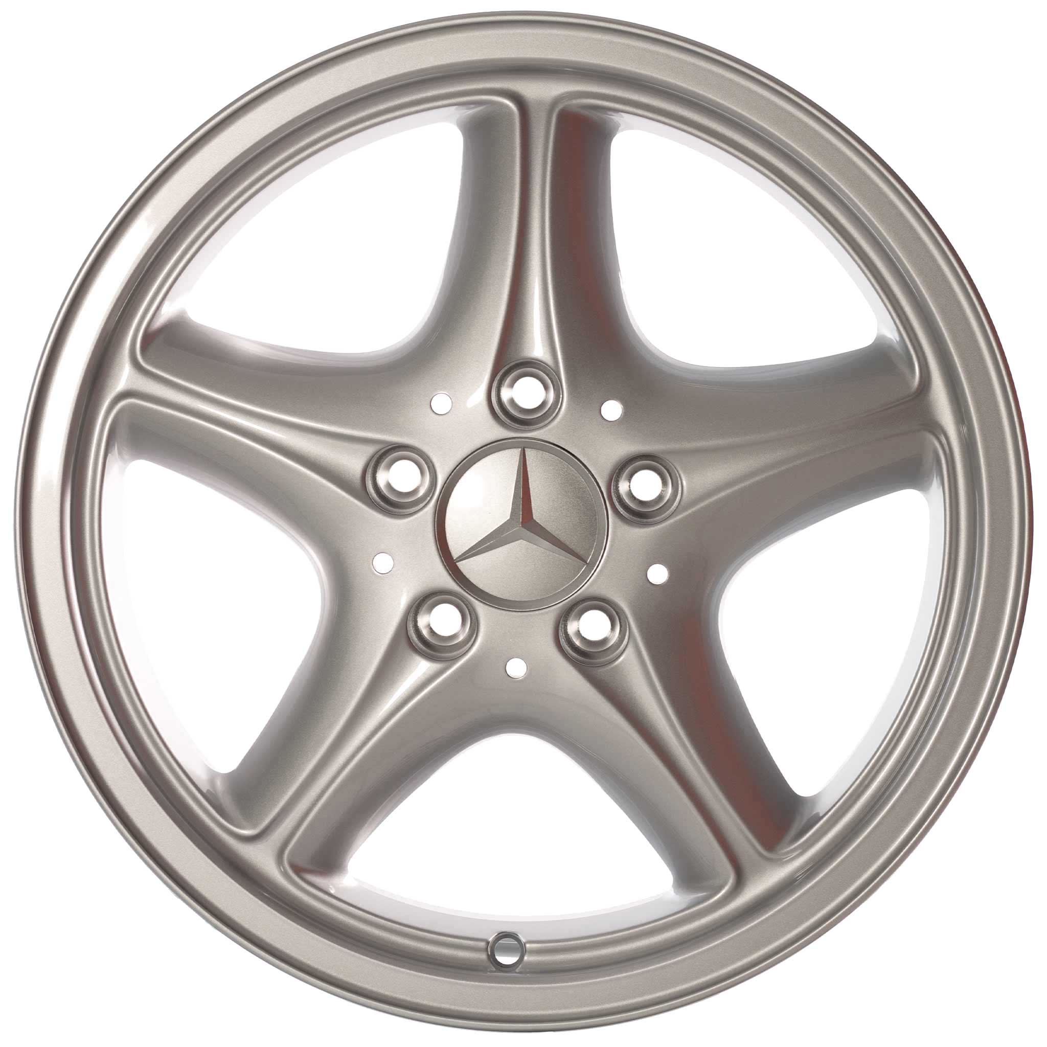 Mercedes Nushaba [170-16] Standard Silver Alloy Wheel Product Image #1