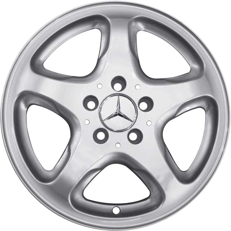 Mercedes Acamar [163-16] Standard Silver with High Sheen Alloy Wheel Product Image #1