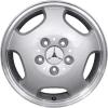 Mercedes Merak [168-15] Standard Silver with High Sheen Rim Edge Wheel Img 1