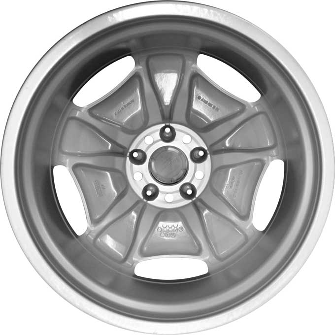 Mercedes Eltanin [140-18] Standard Silver with High Sheen Alloy Wheel Product Image #3