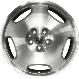 18" Mercedes Eltanin [140-18] Standard Silver with High Sheen alloy wheel