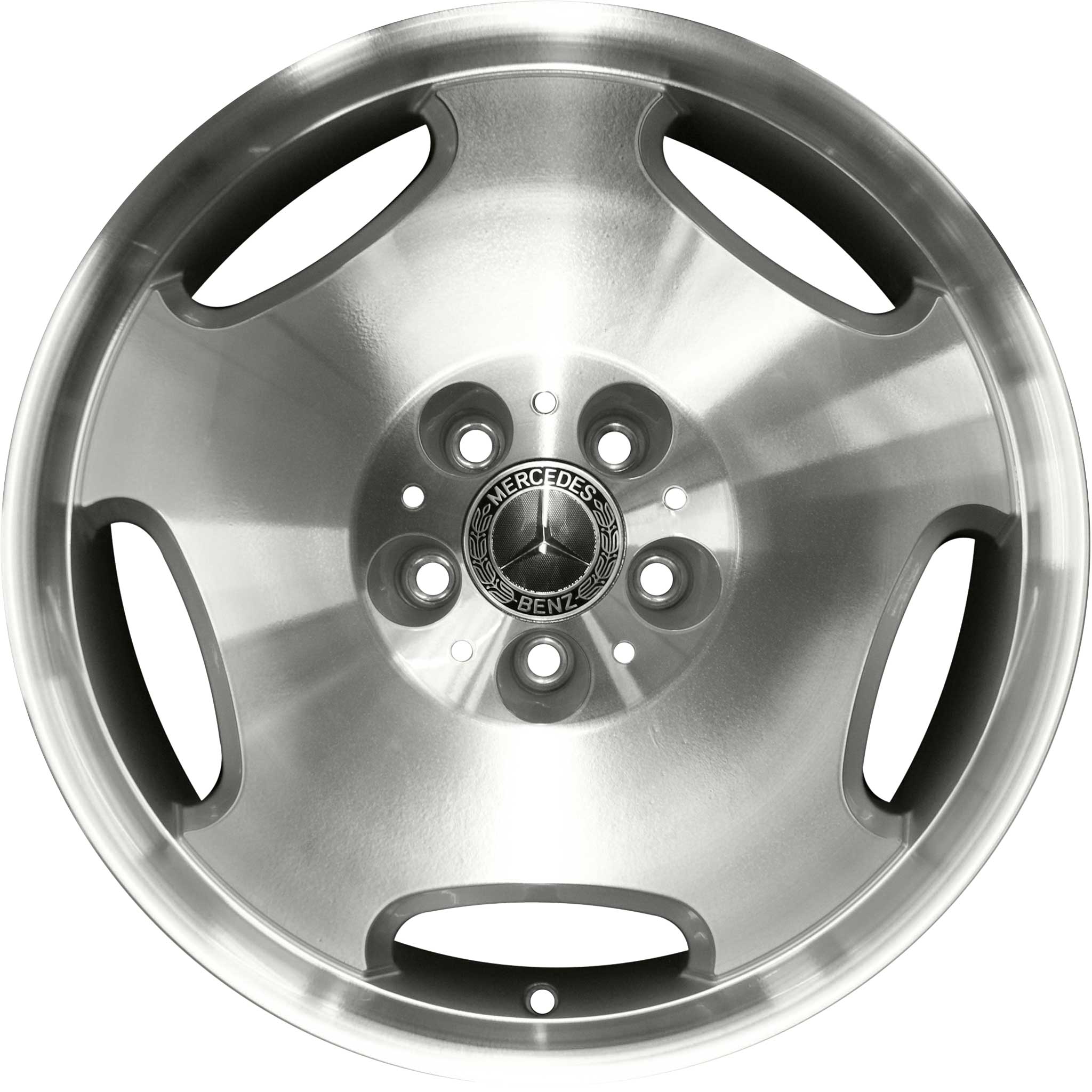 Mercedes Eltanin [140-18] Standard Silver with High Sheen Alloy Wheel Product Image #1