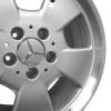 Mercedes Albali [129-17] Standard Silver with High Sheen Rim Edge Wheel Img 2
