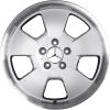Mercedes Albali [129-17] Standard Silver with High Sheen Rim Edge Wheel Img 1
