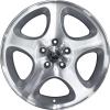 Mercedes Sador [129-17] Standard Silver with High Sheen Rim Edge Wheel Img 1