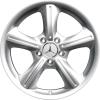 Mercedes 5 Spoke [171-17] Titanium Silver Wheel Img 1