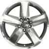 Mercedes 5 Spoke [171-17] Titanium Silver with High Sheen Wheel Img 1