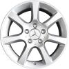 Mercedes 7 Spoke [203-16] Titanium Silver Wheel Img 1