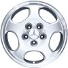 Mercedes Mekab [210-16] Standard Silver with High Sheen Rim Edge Wheel Img 1
