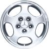 Mercedes Mekab [210-17] Standard Silver with High Sheen Rim Edge Wheel Img 1