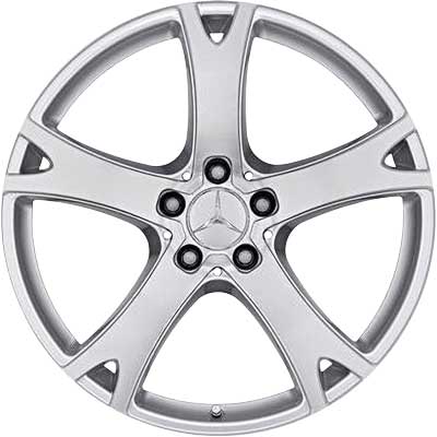 Mercedes Almizar [221-19] Titanium Silver Alloy Wheel Product Image #1