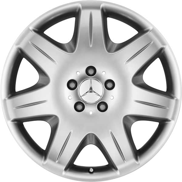 Mercedes 7 Spoke [240-19] Sterling Silver Alloy Wheel Product Image #1