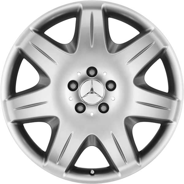 Mercedes 7 Spoke [240-19] Sterling Silver Alloy Wheel Product Image #1
