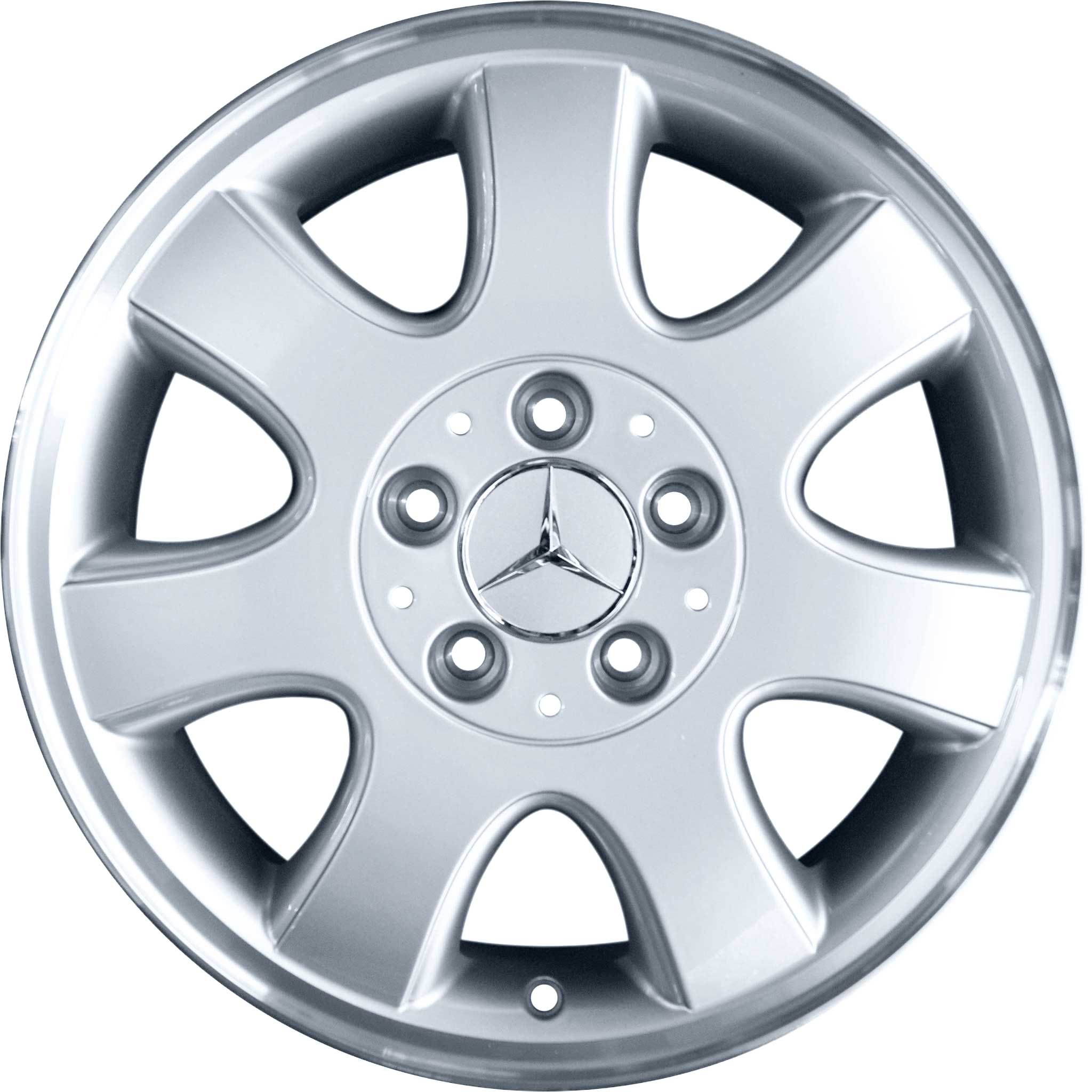 Mercedes Mirzam [208-16] Standard Silver Alloy Wheel Product Image #1