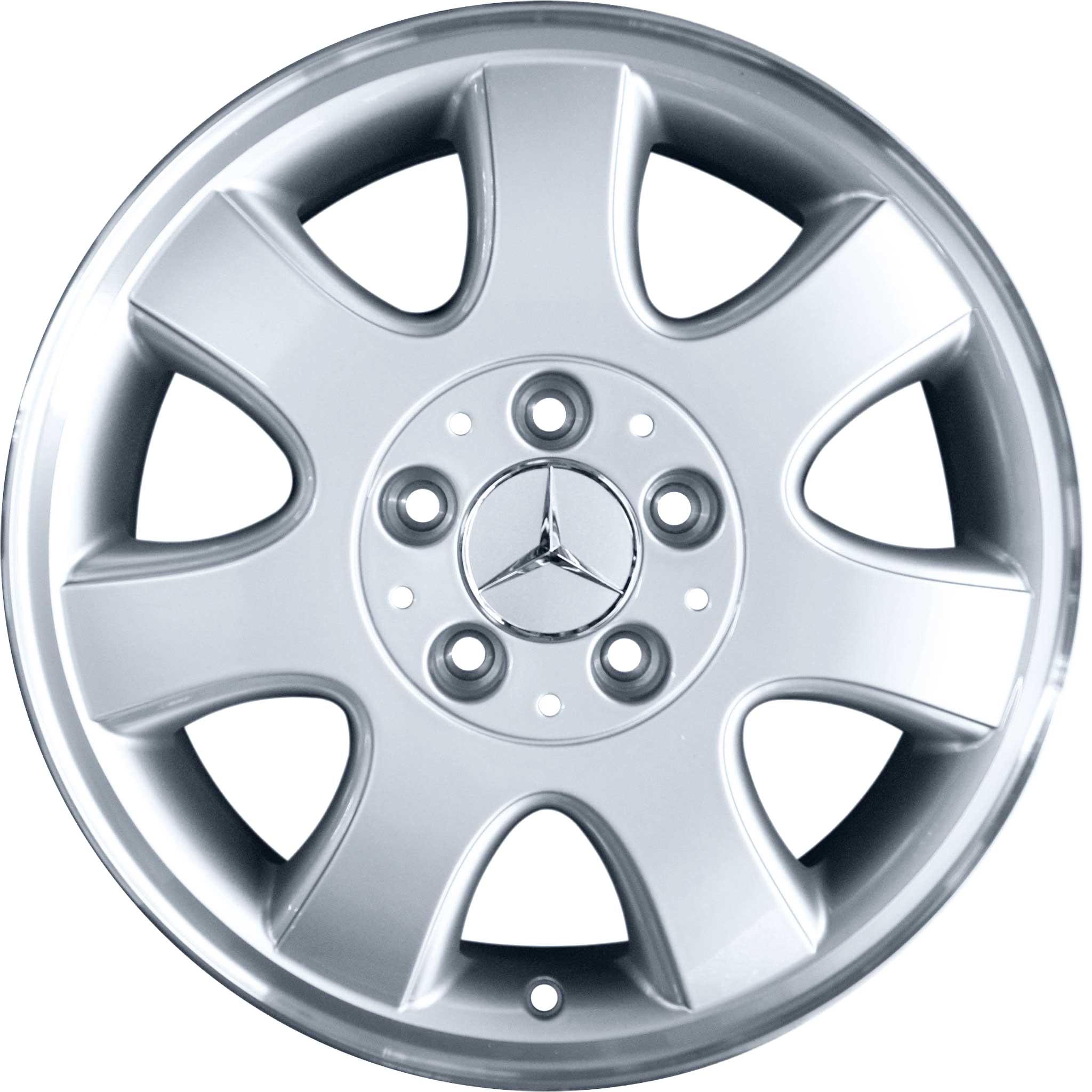 Mercedes Mirzam [208-17] Standard Silver Alloy Wheel Product Image #1