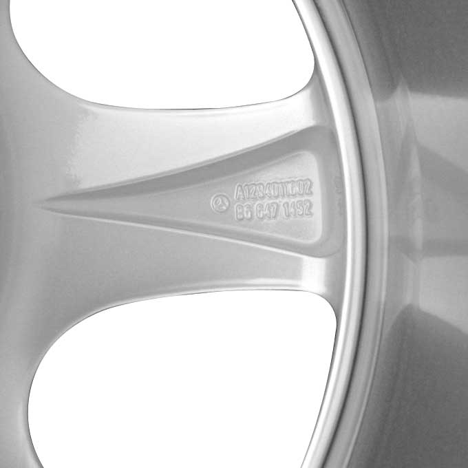 Mercedes Albireo [129-18] Sterling Silver Alloy Wheel Product Image #4