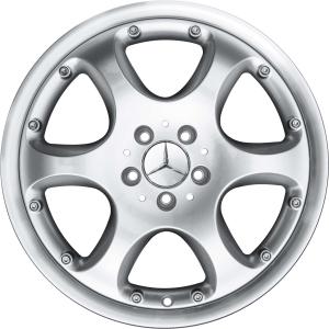 18" Mercedes Albireo [129-18] Sterling Silver alloy wheel