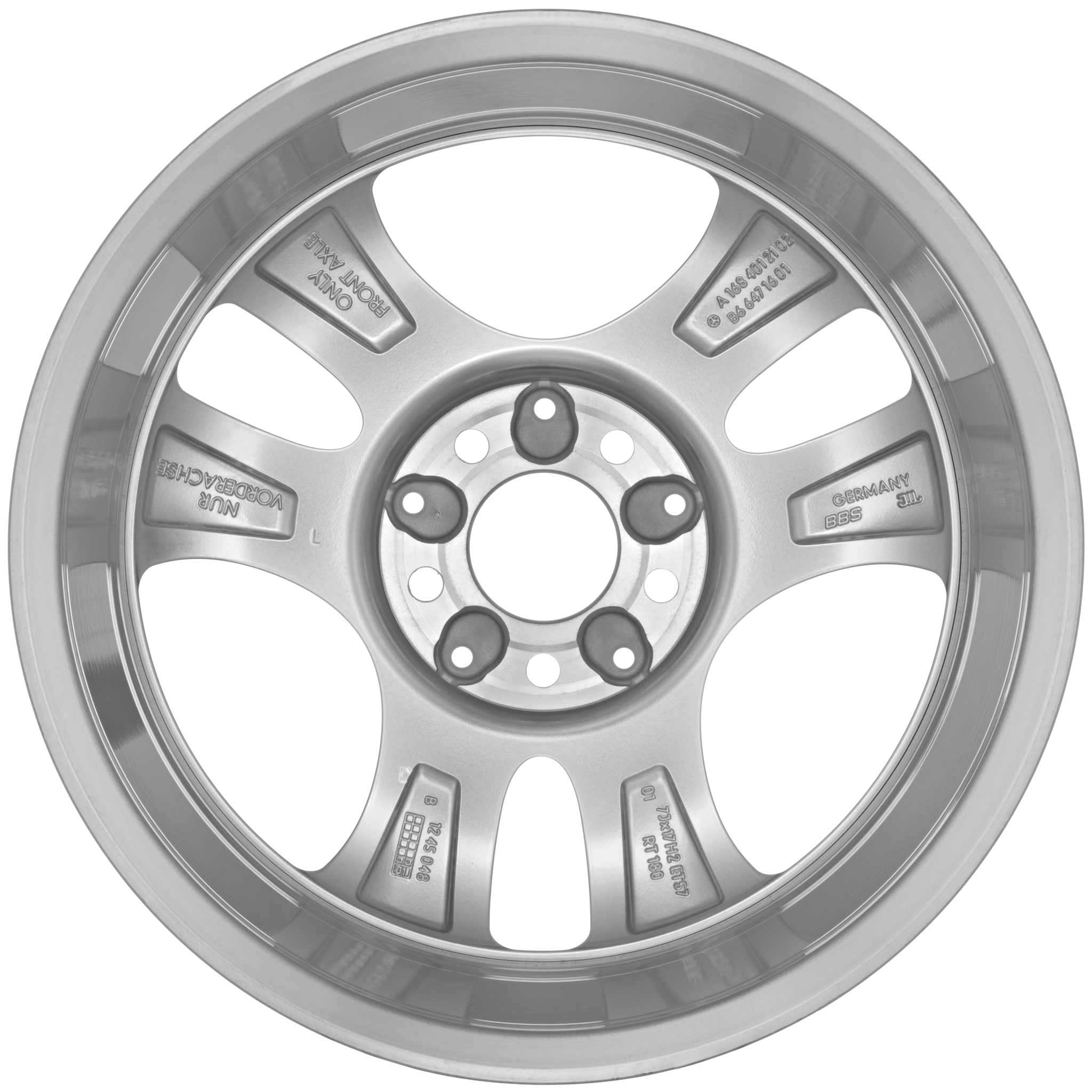 Mercedes Sertan [168-17] Sterling Silver Alloy Wheel Product Image #2