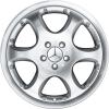Mercedes Albireo [129-18] Sterling Silver with Stainless Steel Rim Edge Wheel Img 1