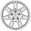 Mercedes 7 Twin Spoke [169-16] Sterling Silver Wheel Img 1