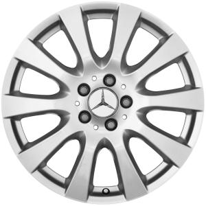 18" Mercedes 10 Spoke [251-18] Titanium Silver alloy wheel