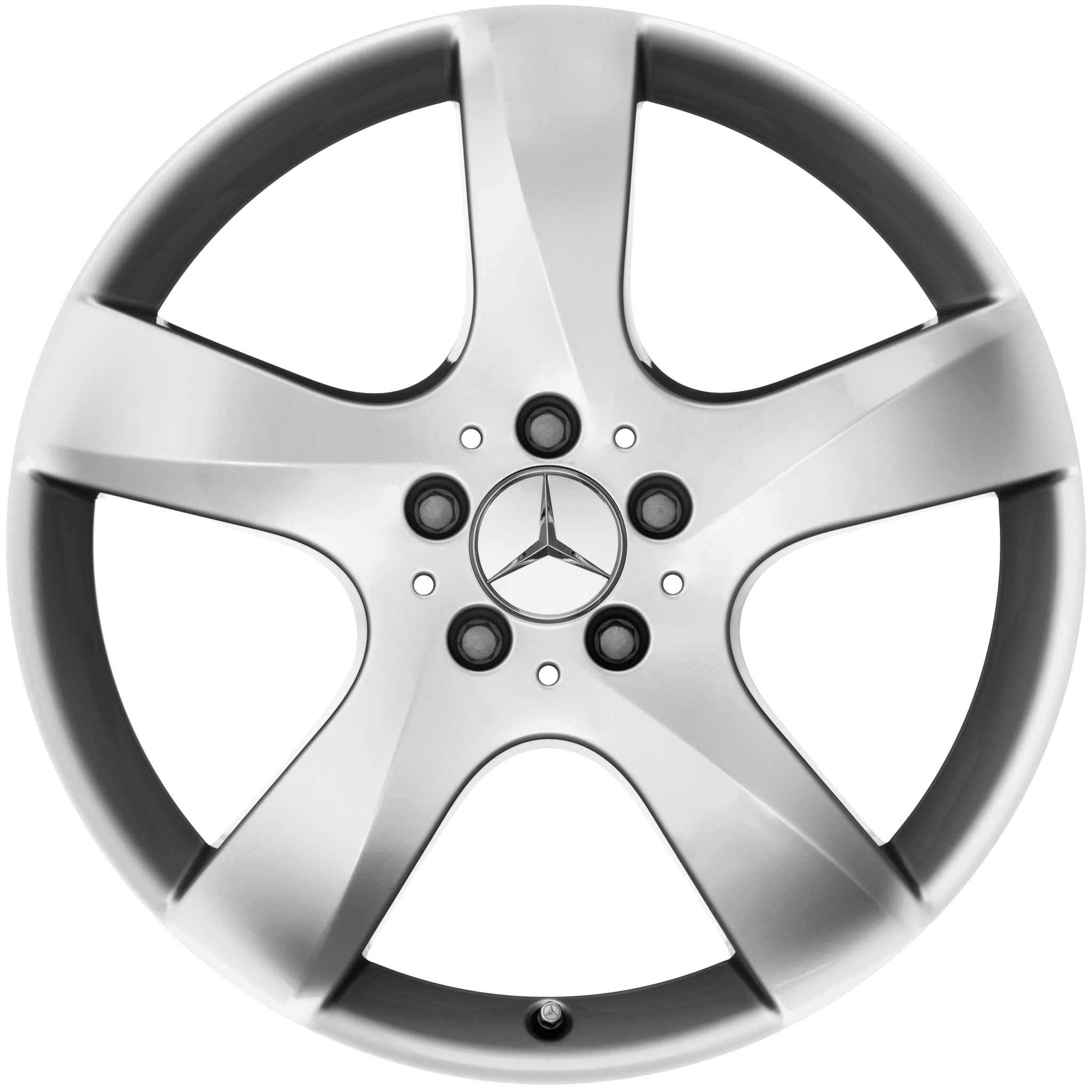 Mercedes 5 Spoke [251-19] Titanium Silver Alloy Wheel Product Image #1