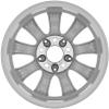 Mercedes 9 Spoke [169-16] Titanium Silver Wheel Img 2