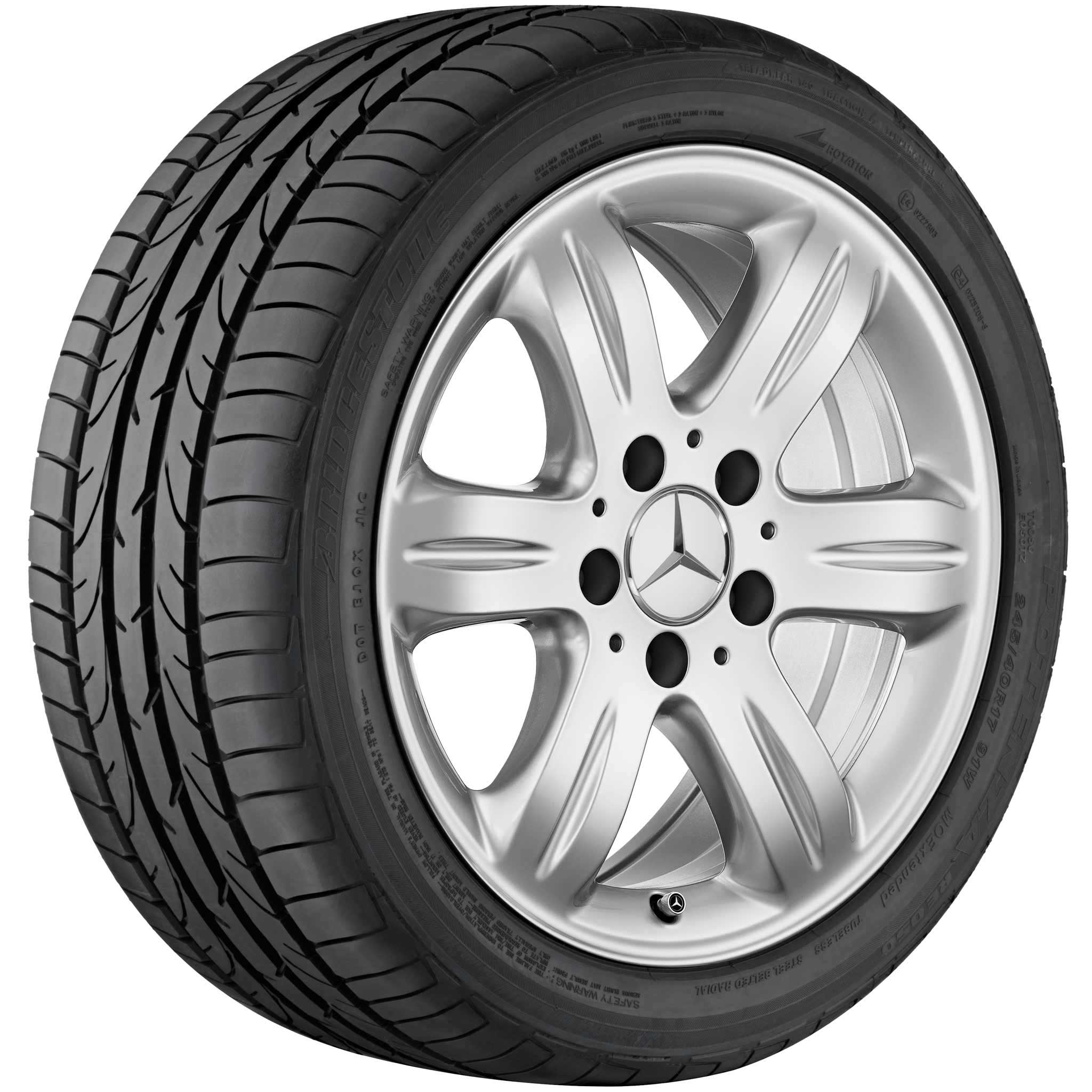 Mercedes Vela [211-16] Sterling Silver Alloy Wheel Product Image #3