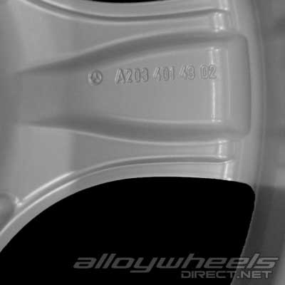 Mercedes Chertan [203-16] Sterling Silver Alloy Wheel Product Image #4