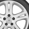 Mercedes 5 Twin Spoke [211-16] Titanium Silver Wheel Img 2